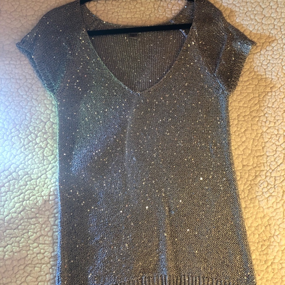 Long length/hip sweater.